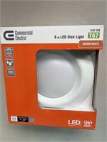 6 inch LED Disk Light (in original box/never