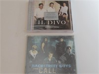 Sealed Back Street Boys & Il Divo CDs