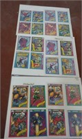 Group of Marvel Trading Cards