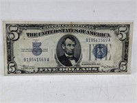 1934 $5 Silver Certificate