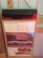 Pontiac dealer sign/poster holder