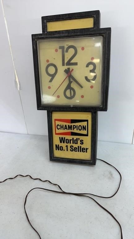 Vintage Champion Clock- Works