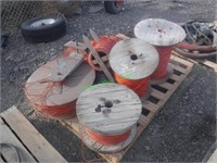 Curb Machine Wire Spool and Wire
