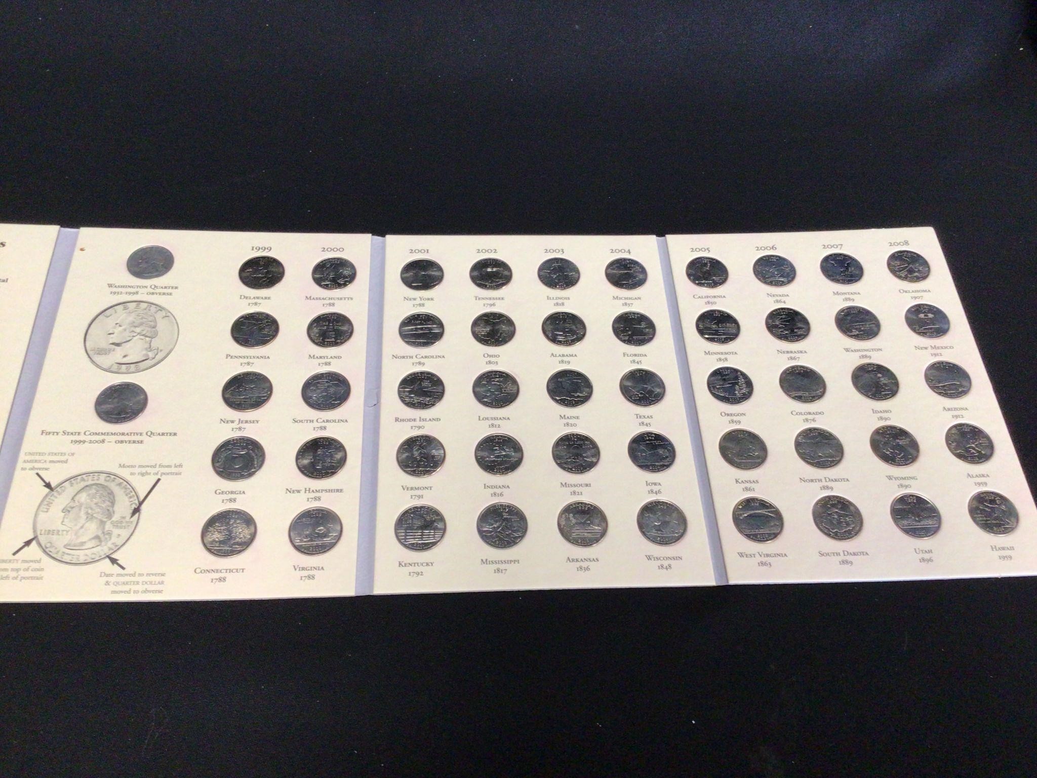 Fifty State Commemorative Quarters 99-08