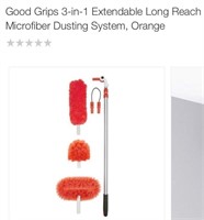 Grips Extendable Long Microfiber Dusting System