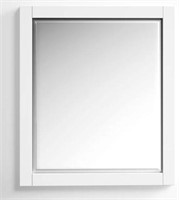 Keira Wood Flat Wall Mirror