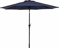 Coastline 7'5” Steel Patio Umbrella - Navy