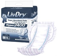 LivDry Incontinence Pad Insert for Men and Women |
