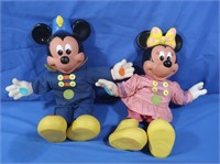 Vintage Mickey & Minnie Dolls