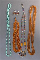 Amber & Turquoise Jewelry Collection