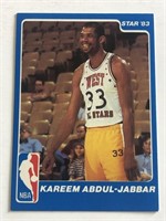 1983 Star Kareem Abdul-Jabbar Lakers HOF 'er