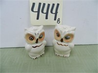 Pair of Shawnee Owl Salt & Peppers