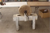 Wood grinding stand w/ stone