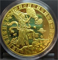 Chinese zodiac challenge coin