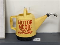 Vintage Motor Medic Plastic Can