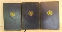 Estate Lot of 3 Antique 1916 Books