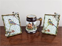Metal framed Bird Pictures and Mug