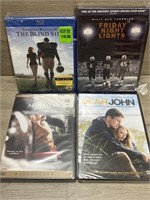 (4) Sealed DVDs