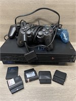 PS2 Gaming System with 3 Controllers