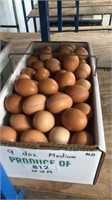 9 Doz Basket Medium Brown Eating Eggs