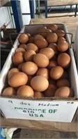 9 Doz Basket Medium Brown Eating Eggs
