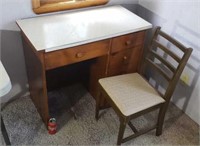 Small Desk with Chair