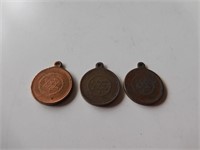 1867 1967 Lot of 3 Charms