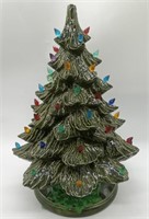 (QR) Vintage Ceramic Christmas tree with musical