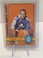 Jacques Plante 1972/73 Card NRMINT