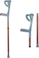 VISIONU Foldable Forearm Crutch (Brown)