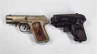 VINTAGE HUBLEY CHAMP & TIN TOY GUNS