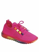 WF6220  La Sheelah Gabby Sneaker (Fuchsia, Size 10