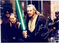 Autograph Star Wars Liam Neeson Photo
