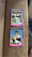 1975 Topps Nolan Ryan and Dave Winfield lot
