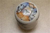 Antique/Vintage Cup with Bat and Warrior Design