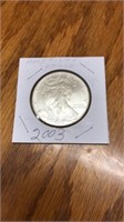 2003 American Eagle silver coin