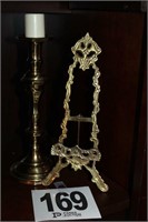 Candle Stick & Plate Holder - 11"