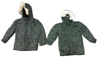 Two Extreme Cold Weather Military Parkas