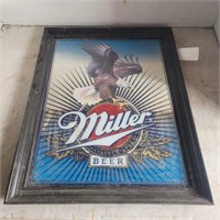 Miller Beer Framed Sign