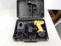 Dewalt drill, c/w 2 batteries & charger