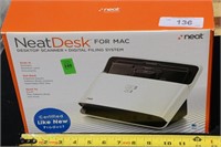 Neat Desk Desktop Scanner for Mac NEW in the box
