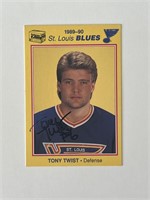 St. Louis Blues Tony Twist signed trading card