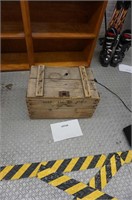 old beer, ale or stout crate with lid