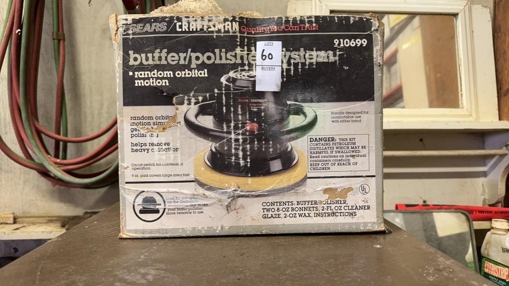 Buffer/polisher system in box used not tested