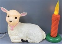 Sheep & Candle Blow Molds Lot Collection