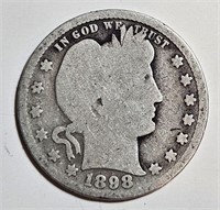 1898 Barber Quarter