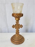 Beautiful Crucifix Candle Holder