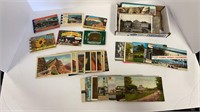 Foreign postcards, Hawaii, Florida, Chicago