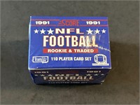 1991 Score Football Traded Complete Set MINT