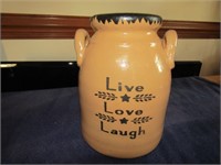Live Laugh Love Jug 8" T
